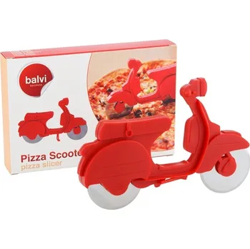 Kráječ na chleba balvi Kráječ na pizzu skútr, červený 95704031