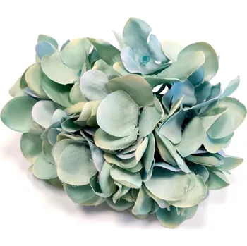umělá květina Hlava hortenzie tyrkys