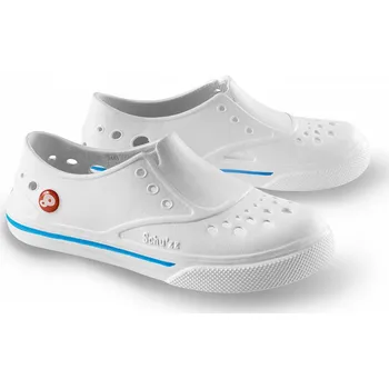 Dámská zdravotní obuv Obuv Schu'zz Sneaker'zz 0088 bílá potisk modrý pruh Velikost: 36