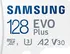 Paměťová karta Samsung Evo Plus microSDXC 128 GB UHS-I U3 V30 + SD adaptér