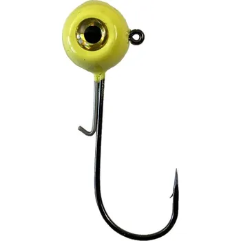 Rybářský háček Harton jigová hlava Eyehead žlutá 2/0 11g