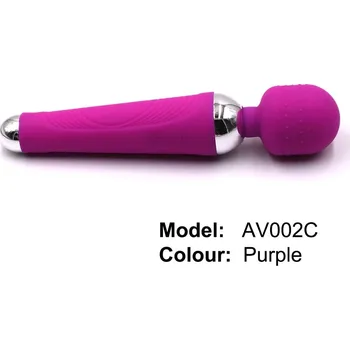 Vibrátor Fialová masážní hůlka – bezdrátová, USB nabíjení