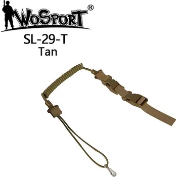 Airsoft Wosport Pojistné lanko SL29 na pistoli - pískové