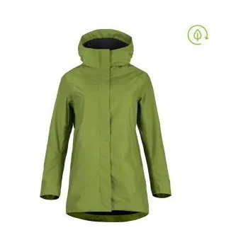 Dámská casual bunda WOOX ROKIN CEDAR GREEN 34; Zelená větrovka + DÁREK DLE VÝBĚRU!
