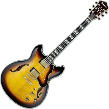 Elektrická kytara Ibanez AS153 Antique Yellow Sunburst