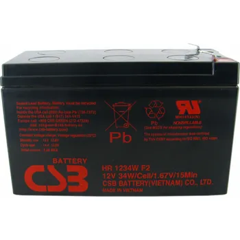 Záložní baterie Baterie Fideltronik HR 1234WF2 12V / 9Ah