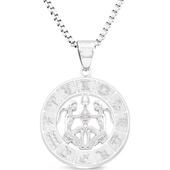 Řetízek biju Řetízek z chirurgické oceli + přívěsek znamení blíženec 3001405