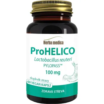 Herba medica Prohelico Pylopass Lactobacillus Reuteri 60 kapslí