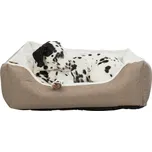 Trixie NELLI pelech obdélníkový, objemné okraje, 80 x 65 cm, světlehnědá/taupe - DOPRODEJ