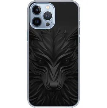 Pouzdro na mobilní telefon Kryt iPhone 13 Pro Max silikon Černý vlk (obal neboli pouzdro na iPhone 13 Pro Max)