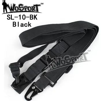 Wosport Popruh 3-bodový, černý