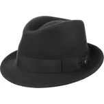 Klobouk Trilby Woolfelt Lierys černý - L (59 cm)