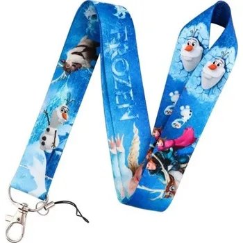 Přívěsek Přívěskynakrk.cz Textilní šňůra na klíče/mobil LEDOVÉ KRÁLOVSTVÍ