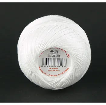 Galanterie Vlna Hep Kordonetka č. 80 8002 - bílá