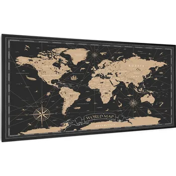 Infrazářič Klarstein Wonderwall Art Smart 700W 60x120cm Obrazový Infrapanel Noční mapa (10037875)