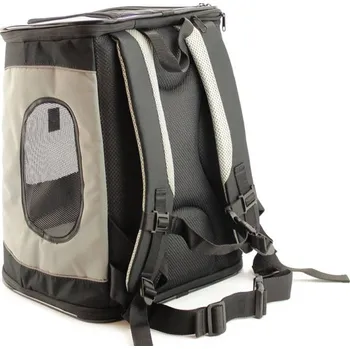 Taška pro psa a kočku HafHaf-shop Batoh Šedočerný 35 × 45 × 30 cm