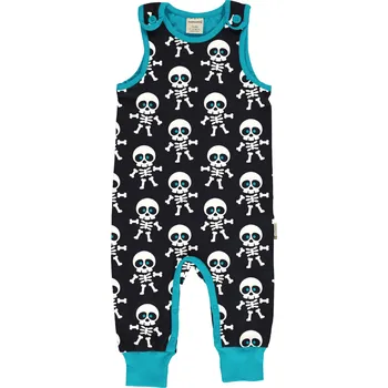 Kojenecký overall Dětský overal dlouhý bez rukávů Kostlivec Halloween Maxomorra Velikost: 62/68