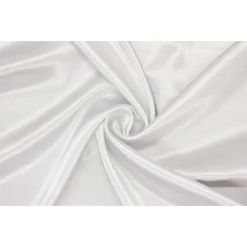 Satén elastický - Bílý