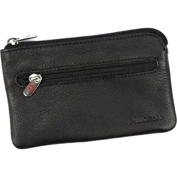 Kabelka Středně velká kožená hladká klíčenka Albatross 01 černá | KabelkyproVas.cz