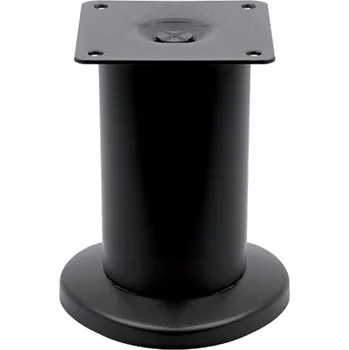 Nábytkové kování Strong Nábytková nožka kulatá s rektifikací 50 x 100 černá