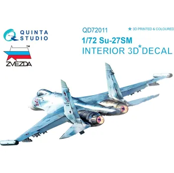 Plastikový model 1/72 Su-27SM 3D-Printed & colour Interior (ZVE)
