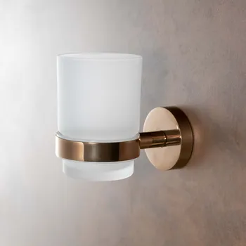 Sklenice Coral - držák sklenice, Coffee-Gold lesk 158110012