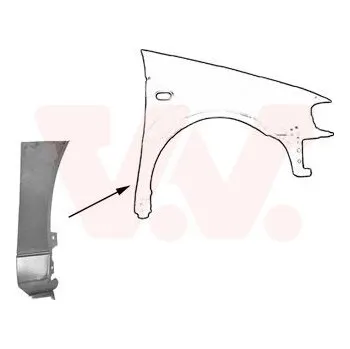 Blatník karosérie Blatník VAN WEZEL 5824156