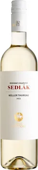 Víno Vinařství Sedlák Müller Thurgau 2021 svatomartinské 0,75 l