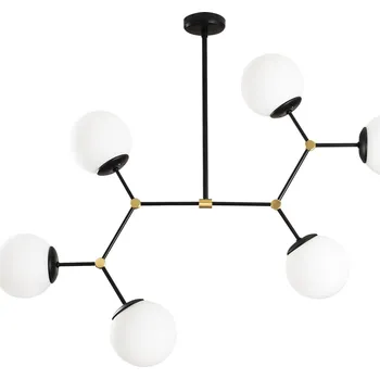 OPVIQ Závěsné světlo DAMAR XL černé 892OPV1640