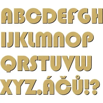 Pelisport Písmena typ D02 - 7,5 cm tl. 5 mm