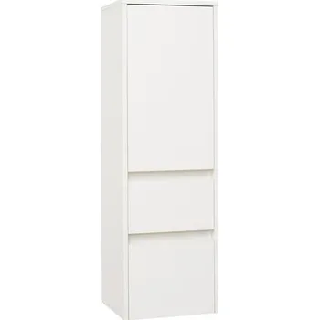 Koupelnový nábytek EBS Duomo Skříňka vysoká 40 cm, levá, bílá lesk