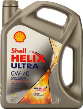 Motorový olej Shell Helix Ultra SN+ 0W-40 4 l
