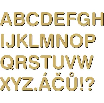 Pelisport Písmena typ D06 - 10 cm tl. 5 mm