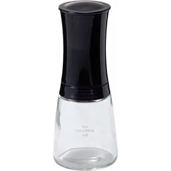 Keramický mlýnek Kyocera s nastavením hrubosti, černý