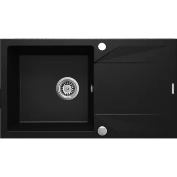 Granitový dřez Granitový dřez Deante EVORA ZQJ N113 černá matná