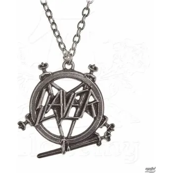 Přívěsek obojek Slayer - ALCHEMY GOTHIC - Pentagram