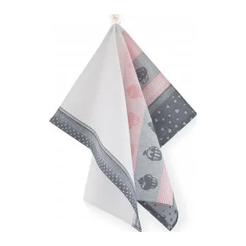 Utěrka Utěrka Muffiny růžová - 50 x 70 cm