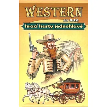 mariášová karta Nakladatelství Petr Mičánek Jednohlavé mariášové karty Western