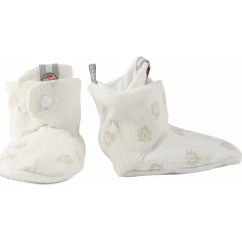 Kojenecké oblečení LODGER bavlněné capáčky SLIPPER PRINT RIB Cloud Dancer 6-12m