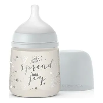 Kojenecká láhev Suavinex Kojenecká láhev JOY 150 ml fyziologická S Korunka