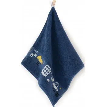 Utěrka Ručníček AUTÍČKA modrý - 50 x 70 cm