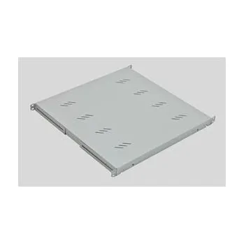 Rozvaděč 19' police A4 perforovaná 1U/250mm,max.20kg černá