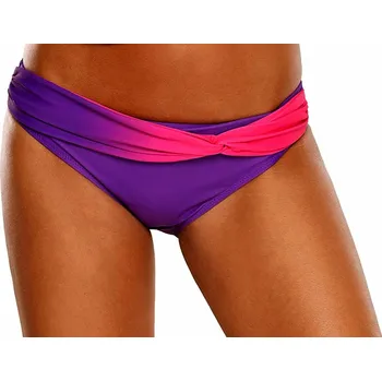 Dámské plavky Dámské BIKINY spodní díl kalhotky 14106231-82 fialová / růžová S / XXL