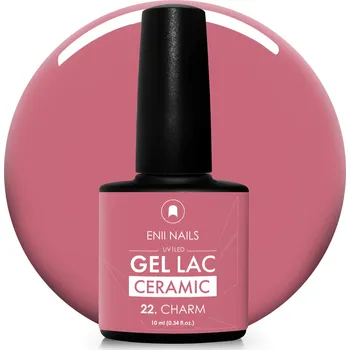Lak na nehty ENII NAILS Gel lak Ceramic 22 Charm - gelový lak bez HEMA, 10 ml