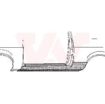Prah karosérie Nástupní panel VAN WEZEL 1837101
