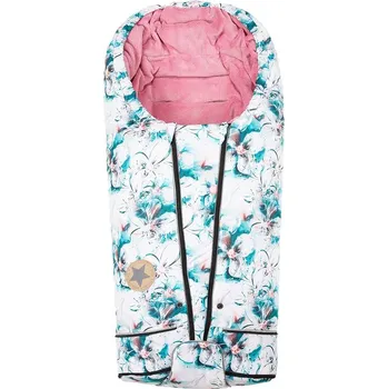 Fusak Little Angel Exclusive Mazlík Outlast, bílo-tyrkysové květy/růžový