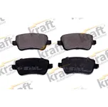 Sada brzdových destiček, kotoučová brzda KRAFT AUTOMOTIVE 6013015