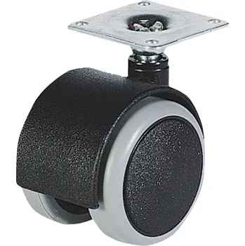 Pojezdové kolečko VČS Kolo nábytkové s pryžovou obručí 50 mm otočné s přírubou-nosnost 25 kg