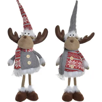 Vánoční dekorace Vánoční Sobík Barva: Šedá