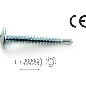 Šroub Samořezný šroub s plochou hlavou 4,2x16 PZ